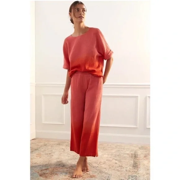 Anthropologie Dolan Left Coast Wide-Leg Lounge Set - Picture 1 of 9